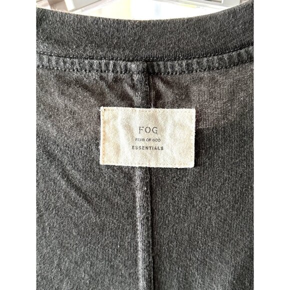 Fear of God FOG Essentials Size XL Gray Long T Shirt Top Crewneck Oversized S/S - Picture 9 of 10